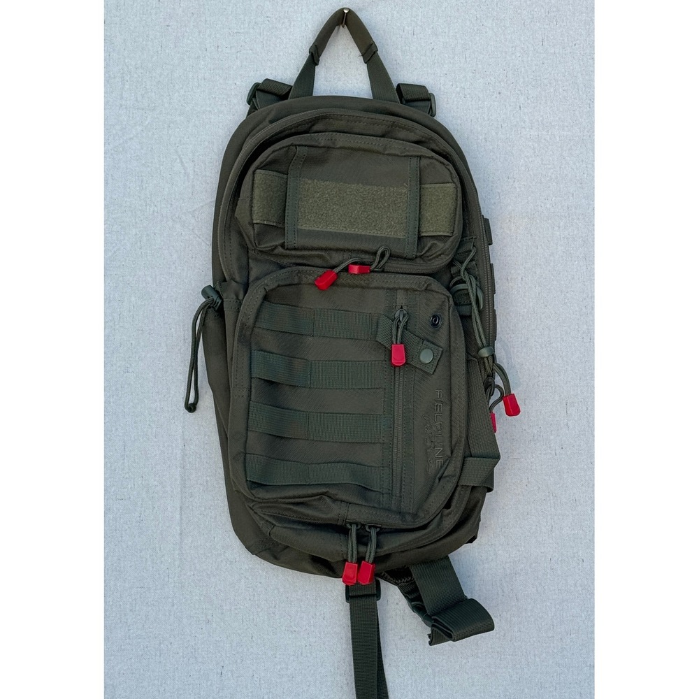Fieldline Pro Series Tactical Sling Bag Olive Green MOLLE Pack TPB006FLT-000